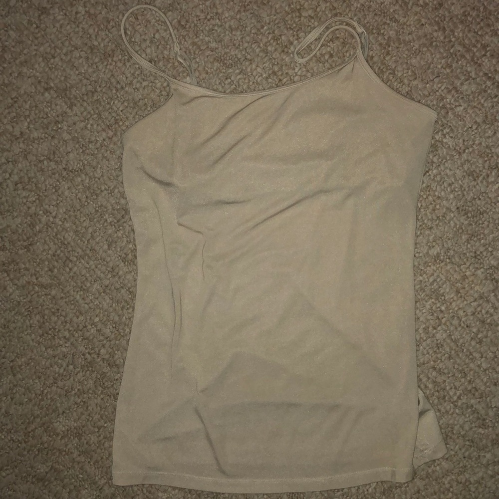 Beige camisole with a hint of sparkle